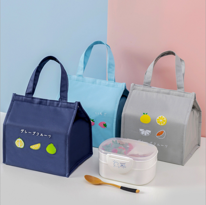 Wodoszczelny poliester Picnic Cooler Bag Aluminium Foil Izolacyjny worek Dostawa żywności 4