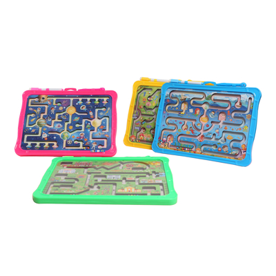 Dobra cena. OEM Plastikowe Puzzle Magnetyczne Labiryntu Gra Rysowania Z Rollową Kulą w Internecie