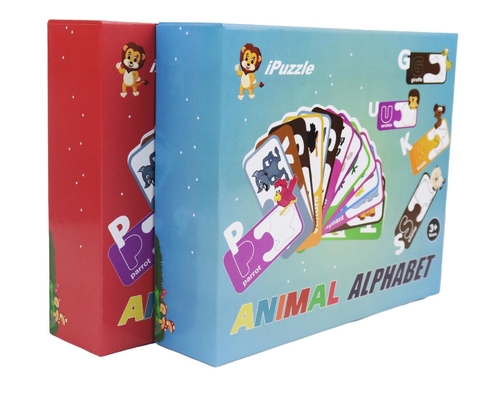 Dobra cena. Ekologiczny papier edukacyjny dla dzieci Puzzle Animal Alphabet abc Karty dopasowujące dla dzieci w wieku 3+ lat w Internecie