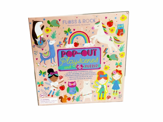 Dobra cena. Gigantyczna 20 sztuk papierowa układanka Puzzle Pop Out Rainbow Fairy Floor Puzzle w Internecie