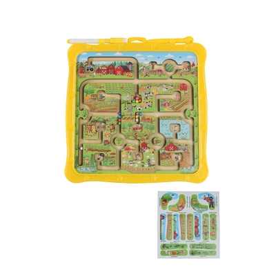 Dobra cena. Farma Edukacyjna Magnetyczna Puzzle Labiryntu Gra Rysowanie Zabawki w Internecie