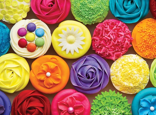 Dobra cena. Ciężkie adult puzzle 1000 sztuk Cool Cupcakes 27 