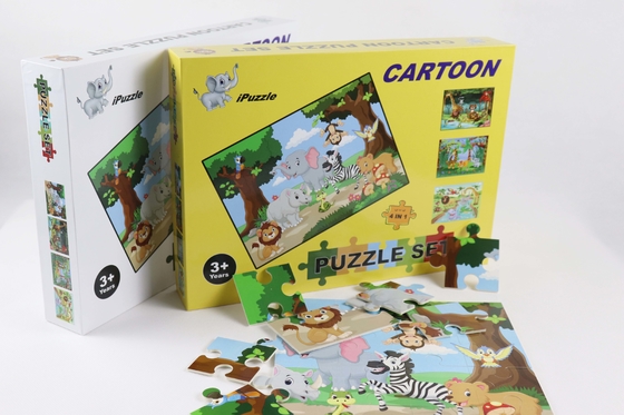 Dobra cena. Cool 4 Pack Paper Jigsaw Puzzle Niemowlę 4-8 lat w Internecie