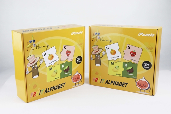 Dobra cena. 2.5 mm grubość Fruit Alphabet Puzzle 28 sztuk lakier w Internecie