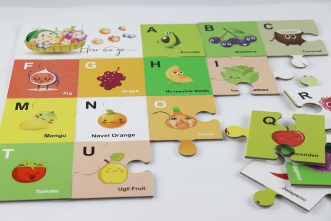 Dzieci podłogi alfabet owoce Puzzle Puzzle edukacyjne gry 0