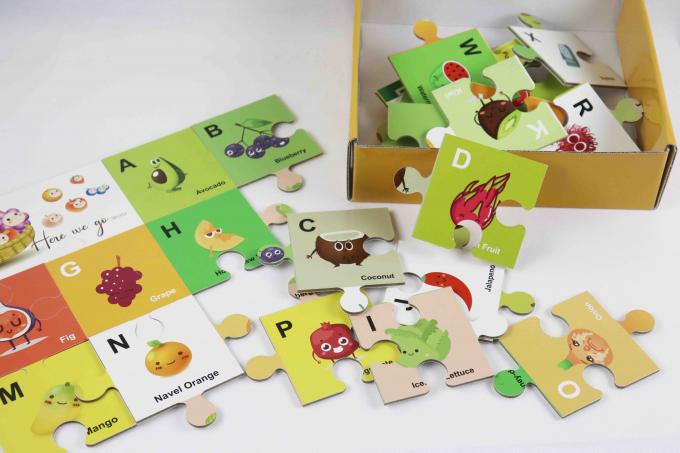 Dzieci podłogi alfabet owoce Puzzle Puzzle edukacyjne gry 2