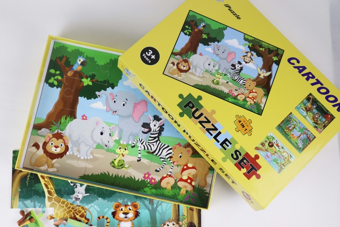 ODM Przedszkolny Czarnoksiężnik Puzzle Sety dla 6 letnich edukacji 0