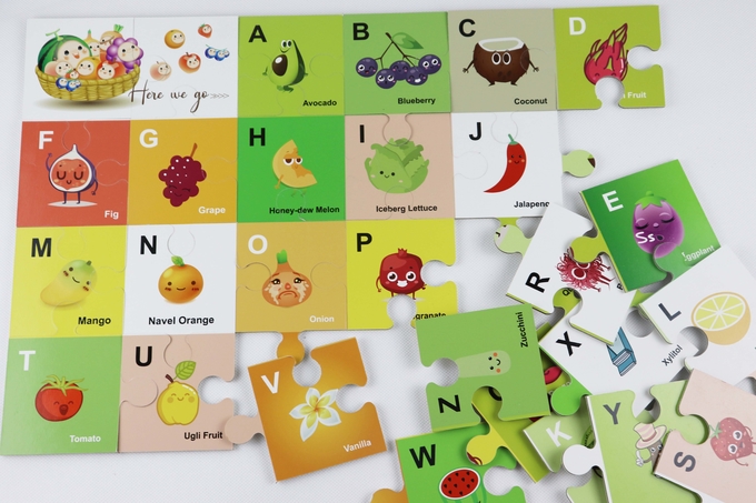 CMYK Druk Kartonowy Papier Puzzle Puzzle Przyjazne środowisku 0